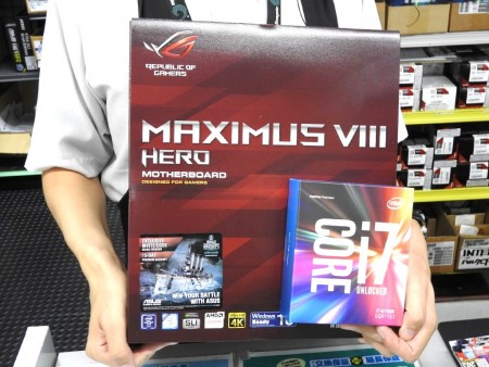 ASUS MAXIMUS VIII HEROとi7 6700kとおまけ コレオシ」Vol.1138 ～TSUKUMO eX. ASUS「MAXIMUS VIII HERO」と「Core