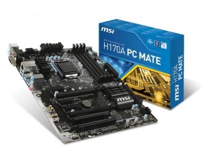 MSI、Intel H170 / B150搭載ビジネス向けマザーボード「H170A PC MATE」など2種
