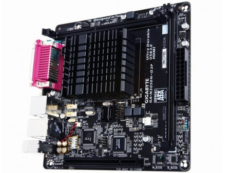 Celeron N3050オンボードのファンレスMini-ITX、GIGABYTE「GA-N3050N-D2P」