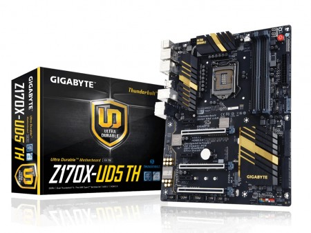 GIGABYTE、世界初の「Thunderbolt 3」認証取得マザーボード「GA-Z170X-UD5 TH」発表
