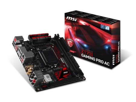 MSI製Mini-ITXマザー「Z170I GAMING PRO AC」で、DDR4メモリ最高記録“4903.6MHz”達成