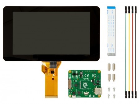 10点マルチタッチ対応の「Raspberry Pi」純正液晶ディスプレイ発売開始