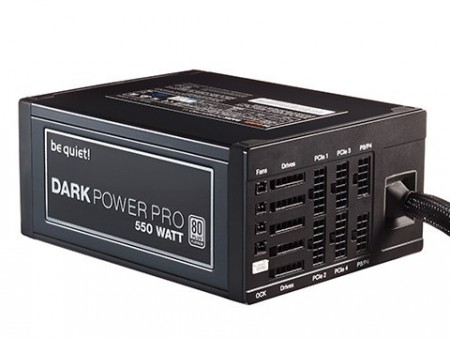 漏斗形状で高効率吸気を狙うPLATINUM認証電源、be quiet!「DARK POWER PRO 11」に低容量モデル