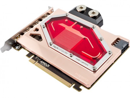 Radeon R9 Nanoを1スロット化できる水冷ヘッド、aqua computer「kryographics R9 NANO」