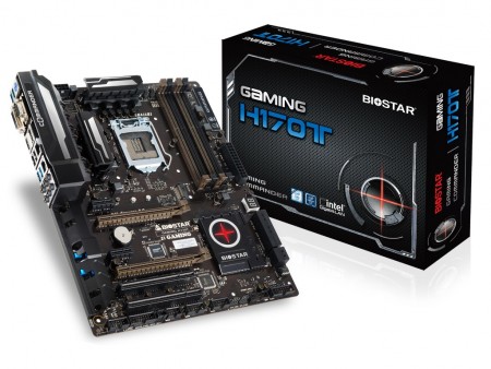 DDR3対応のIntel H170搭載ゲーミングマザーボード、BIOSTAR「GAMING H170T」