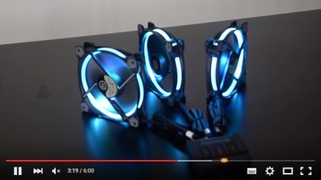 【動画】 LEDリングカラーを変更できるThermaltake「Riing RGB」の動作を理解する