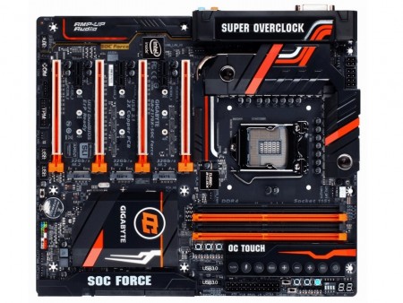 22フェーズ電源回路搭載のOC向けLGA1151マザーボード、GIGABYTE「GA-Z170X-SOC FORCE」