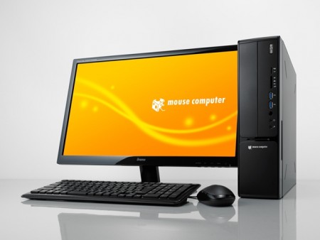 マウスコンピューター、Intel H110チップ採用のスリムデスクトップPC計7モデル発売