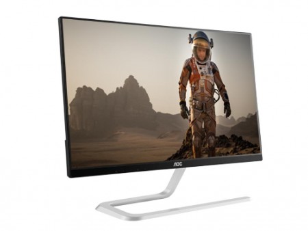 AOC、狭額縁デザインの23.8型フルHD液晶ディスプレイ「I2481FXH」