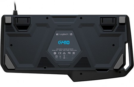 RGB LED内蔵のメカニカルテンキーレスキーボード、Logitech「G410」