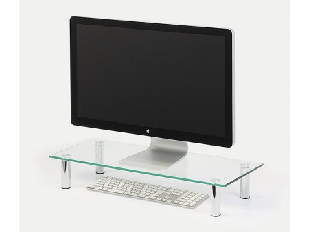 高耐久強化ガラス使用の液晶ディスプレイ用スタンド、センチュリー「Table GEAR」発売