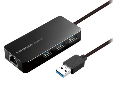 アイ・オー、スティック型PCやSurfaceに最適なギガビットLANアダプター＆USB3.0ハブ
