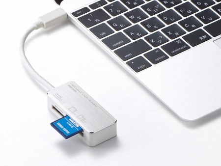 USB Type-Cコネクタ装備のUSB3.1カードリーダー2種がサンワサプライから