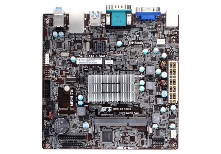ECS、Pentium N3700搭載のファンレスMini-ITX「BSWI-D2-N3700」
