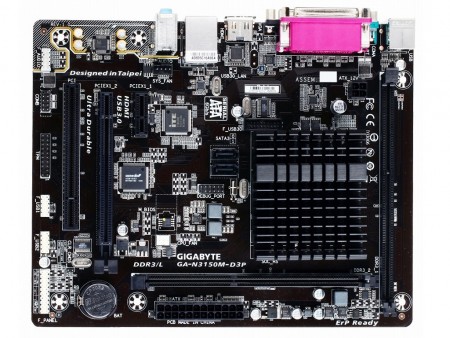 GIGABYTE、Celeron N3150オンボードの省電力なファンレスMicroATX「GA-N3150M-D3P」