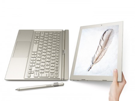 12インチ最薄・最軽量のWindowsタブになる、脱着可能なモバイルノート「dynaPad N72」が東芝から