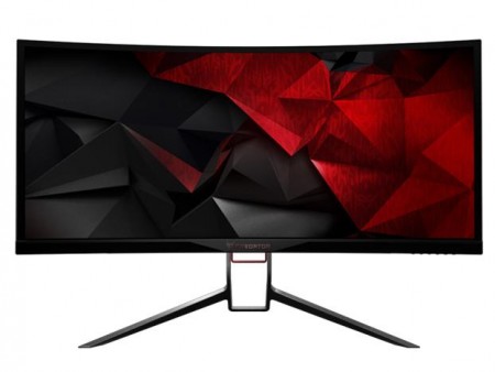 NVIDIA G-SYNC対応34インチ曲面液晶ディスプレイ、Acer「Predator X34」