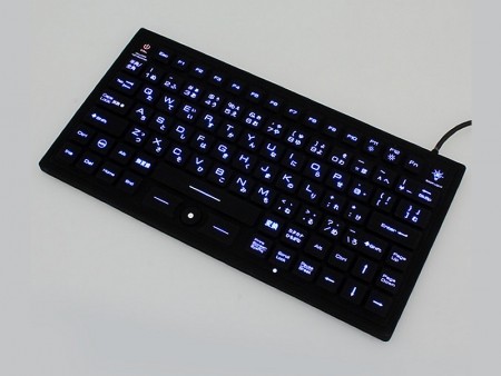 IP68等級の防水・防塵性能で、ジャブジャブ洗える防水キーボードが上海問屋から