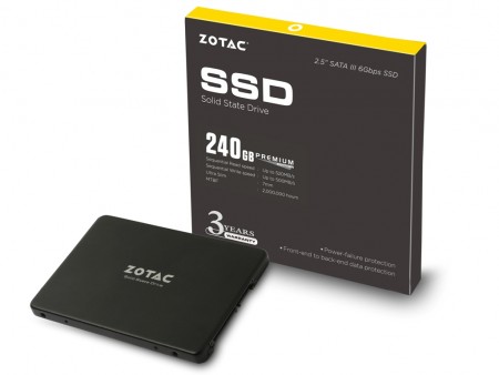 ZOTAC、4コアIC採用の2.5インチSATA3.0 SSD「Premium Edition SSD」シリーズ発表