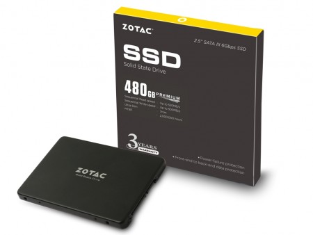 ZOTAC、4コアIC採用の2.5インチSATA3.0 SSD「Premium Edition SSD」シリーズ発表