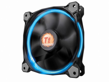 LEDリングで256色に光る、Thermaltakeのラジエター向け発光ファン「Riing 14 – 256Color LED」