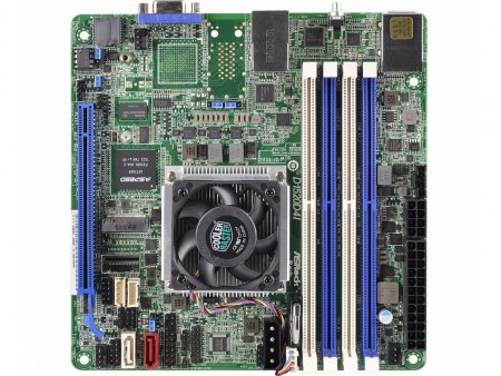 8コアSoC Xeon D-1540搭載Mini-ITXマザーボード、ASRock Rack「D1540D4I」など2種