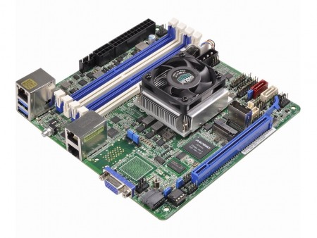8コアSoC Xeon D-1540搭載Mini-ITXマザーボード、ASRock Rack「D1540D4I」など2種