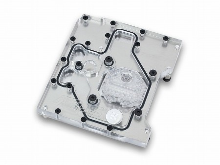EKWB、ASUS「MAXIMUS VIII」シリーズを水冷化する専用設計の水冷ヘッド「EK-FB ASUS M8G Monoblock」