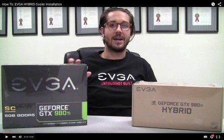 【動画】GTX 980 Tiを水冷化しよう。EVGA「HYBRID Water Cooler for GTX 980 Ti」はこうやって換装する