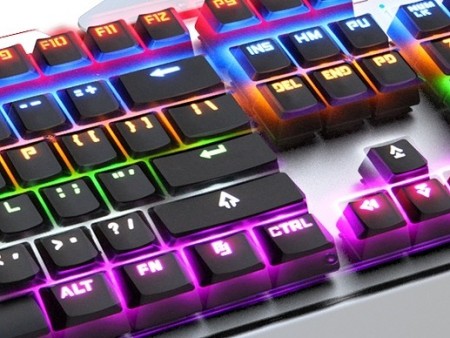 七色に光る防水・防塵のハイエンドメカニカルキーボード「GK2PRO」、BIOSTARから登場