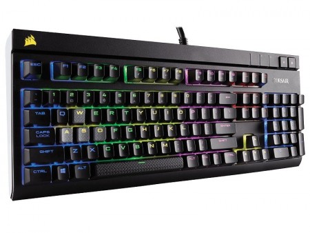 Cherryの超静音スイッチ「Cherry MX Silent」搭載のゲーミングメカニカル、CORSAIR「STRAFE RGB」