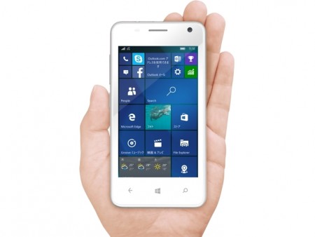 geanee、Windows 10 Mobile搭載の4型SIMフリースマホ「WPJ40-10」発表