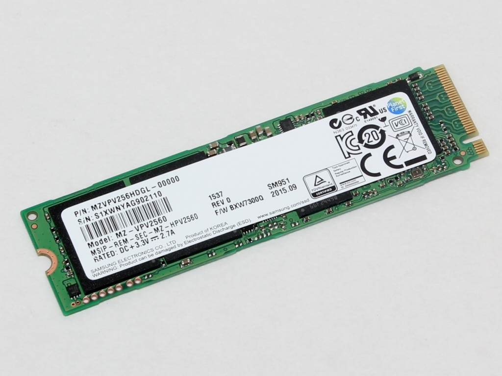 Samsung Sm951 Nvme M 2 Ssd 256gb 最速ストレージ環境を手軽に構築できるNVMe SSD、Samsung「SM951-NVMe」シリーズ - エルミタージュ秋葉原