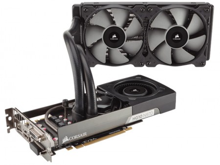 CORSAIR、GTX 900シリーズを水冷化するブラケット「Hydro Series HG10 N980/N970」発売
