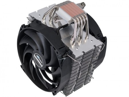 140mmファンをデュアル実装するサイドフロー、Alpenföhn「Brocken 2 PCGH」