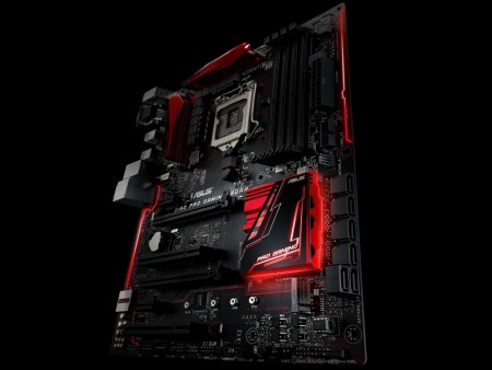 LEDライティング機能を備えるIntel B150ゲーミングマザー、ASUS「B150 Pro Gaming/Aura」