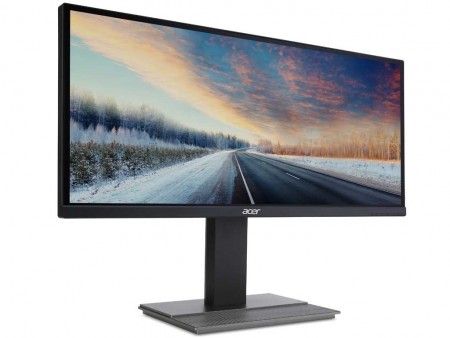 Acer、広視野角IPSパネル採用の34型ワイド液晶「B346C」シリーズ2種