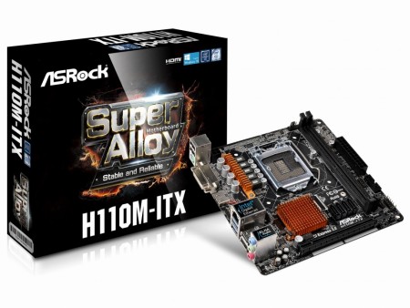 ASRock、Skylake対応のエントリーMini-ITXマザーボード「H110M-ITX」など2モデル近日発売