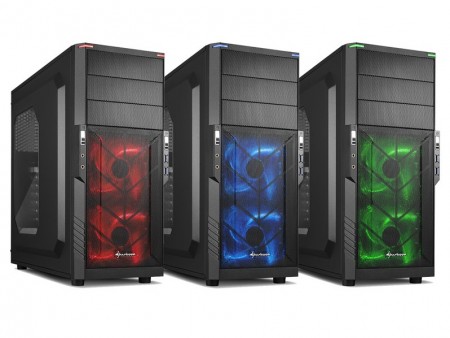 全3色のカラバリが揃うエントリーミドルタワー、SHARKOON「SHA-T3-W」シリーズ