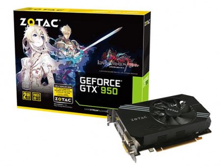 ZOTAC、「LoVA」オリジナルアイテム付属のGTX 950「GTX 950 LORD of VERMILION ARENA」