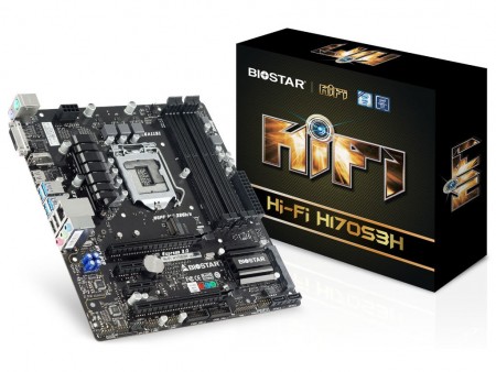 高音質回路「PURO Hi-Fi」搭載のIntel H170マザーボード、BIOSTAR「Hi-Fi H170S3H」