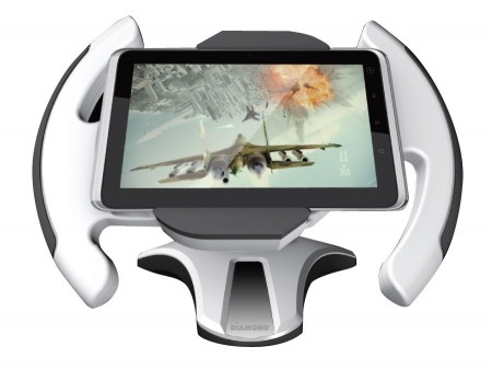 Diamond Multimedia、タブレットでレースゲームを遊ぶ360°回転ホイール「TAB360」シリーズ