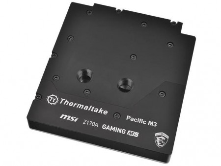MSI「Z170A GAMING M5」対応水冷ヘッド、Thermaltake「Pacific M3」