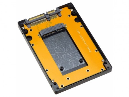 mSATA/M.2 SSDを2.5インチSSD化できるアルミニウムケースがProjecMから登場
