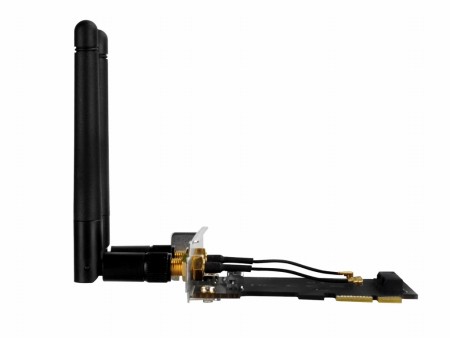 miniPCIeのWi-FiカードをデスクトップPCで使えるアダプタ、SilverStone「SST-ECWA1-LITE」