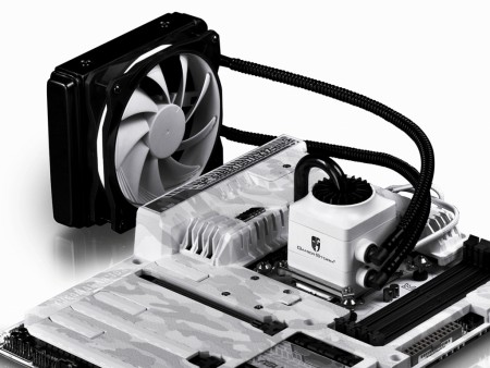 「STEAM CASTLE」モチーフの水冷キット、Deepcool「CAPTAIN 120」にホワイトモデル登場