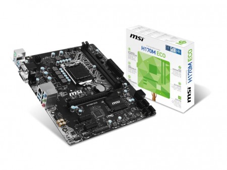 MSI、Skylake対応の省電力マザーボード「H170M ECO」など計3モデル