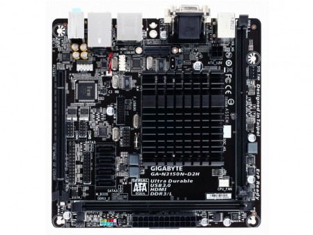 GIGABYTE、UDIMM対応のクアッドコアSoC搭載ファンレスMini-ITXマザー「GA-N3150N-D2H」