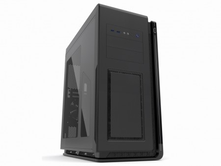 「POWER SPLITTER」標準のMicro＆Mini-ITXデュアルケース、Phanteks「Enthoo Mini XL DS」