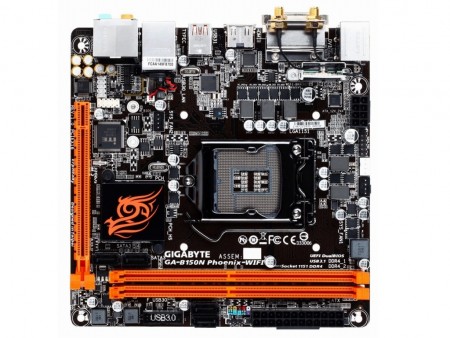 LEDイルミネーションを備えたMini-ITXマザー、GIGABYTE「GA-B150N Phoenix-WIFI」